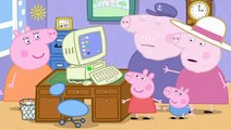Peppa Pig. Grandpa Pig's Computer. Mummy Pig and Daddy Pig and George Pig