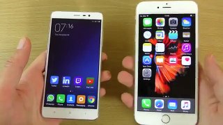 Adu kecepatan Redmi Note 3 vs iPhone 6S plus