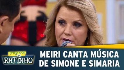 Meiri canta música de Simone e Simaria