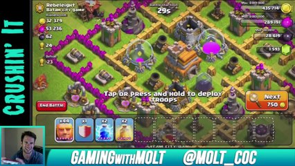 Clash of Clans    44 Max Giant Raid! ALL THE LOOT!