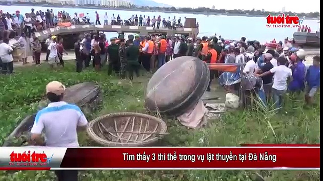 Tìm thấy 3 thi thể trong vụ lật thuyền tại Đà Nẵng