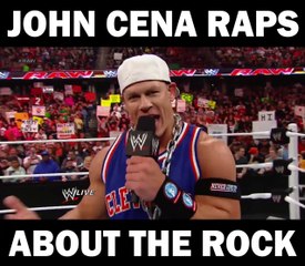 John Cena Raps, About The Rock!