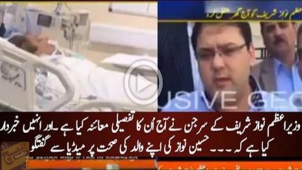 Hussain Nawaz Exclusive Talk With Geo News - Doctor Ne Kaha Hai 2 Week Tak Pak NI Ja Sakte