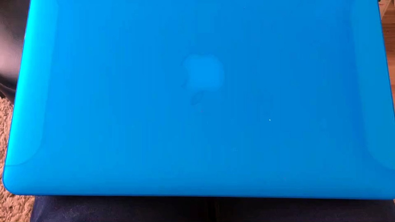 Coque Macbook air 11 pouces bleu