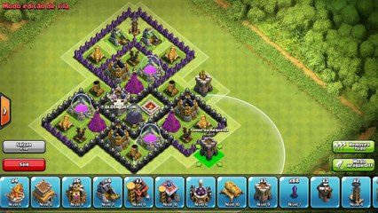 Clash of Clans  TH8 Farming Base [OLD BASE]