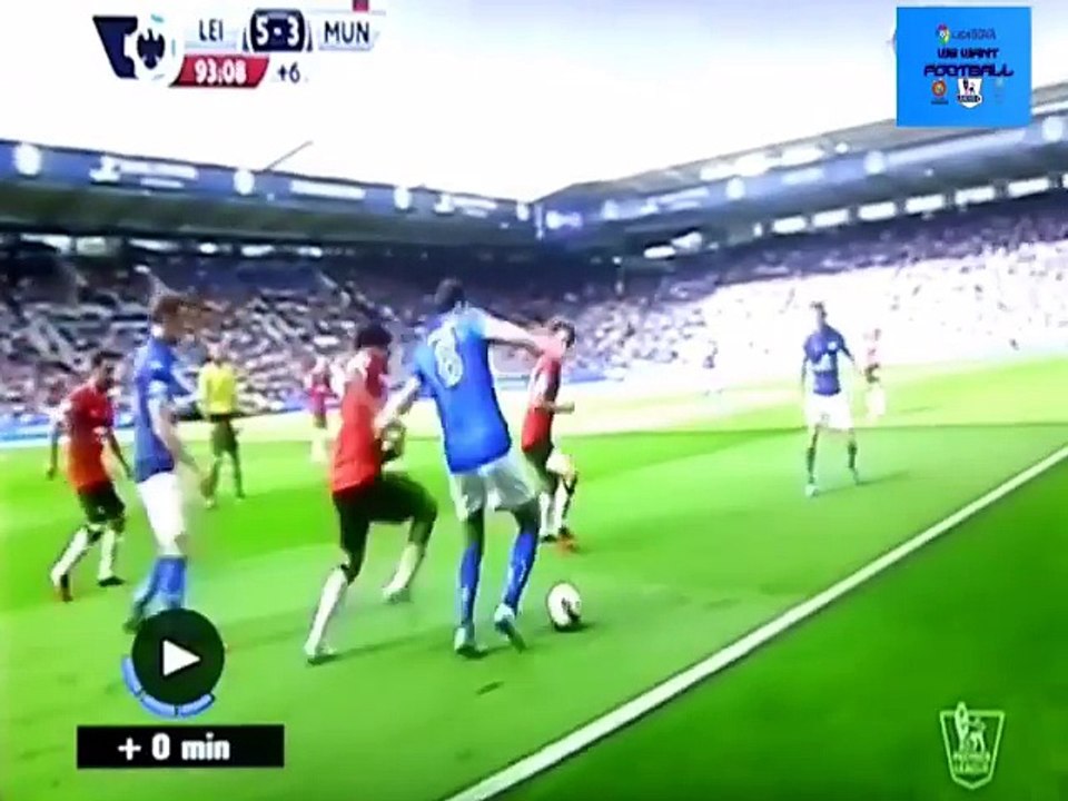 Leicester city Nutmeg 3 x Man united
