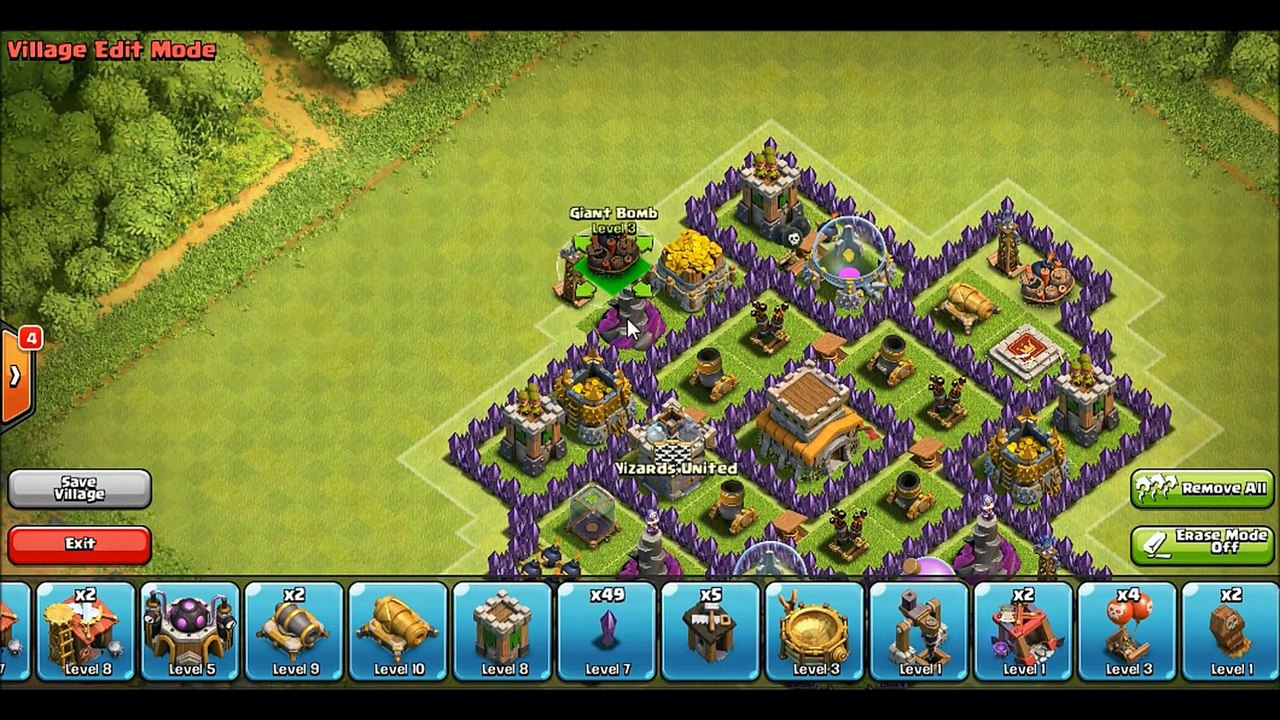 Clash of Clans - Town Hall 8 New Best Hybrid Base, Anti Dragon Balloon Minions   TH8 TH 8