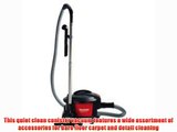 Sanitaire EUKSC3700 Quiet Clean Canister Full-Size Vacuum 9 Amps Power 19-3/4 Length x 15-1/2