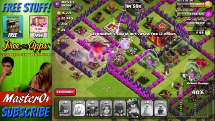 Clash Of Clans   GIRLFRIEND RAIDS WITH ALL GIRLS!   3 Star Girl Power!