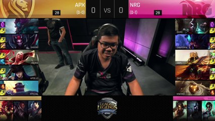 2016 NA LCS Summer - Group Stage - W1D2: Apex Gaming vs NRG eSports (Game 1)