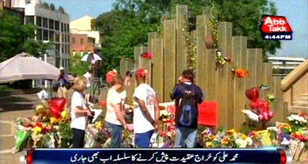 The world pays tribute to legendary Boxing champion Muhammad Ali