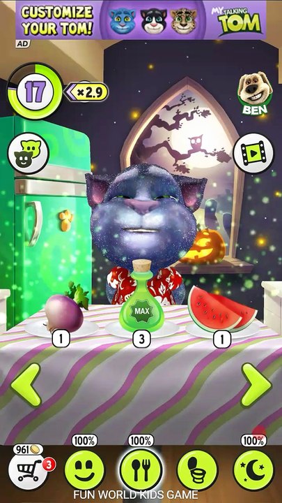 My Talking Tom Level 17 - Gameplay Great Makeover for Children HD