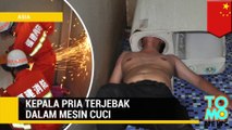 Kepala pria terjebak dalam mesin cuci - Tomonews