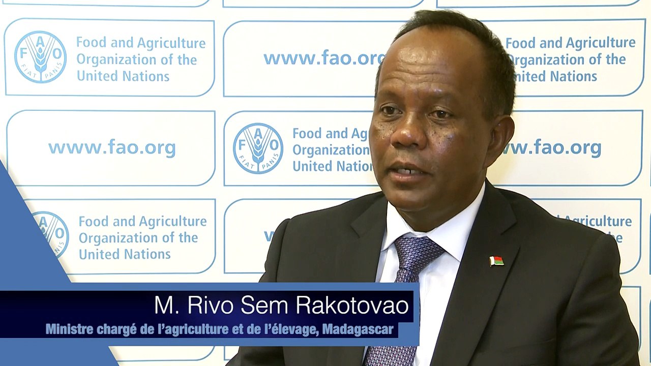 M. Rivo Sem Rakotovao, Ministre chargé de l’agriculture et de l’élevage, Madagascar