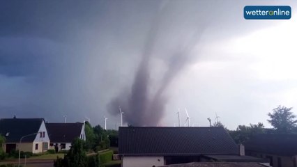 Double tornade dans le Schleswig-Holstein (Nord de l'Allemagne)