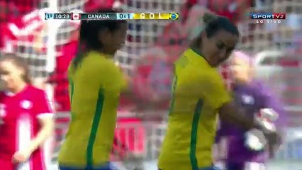 Amistoso Internacional - Brasil 2 x 0 Canadá