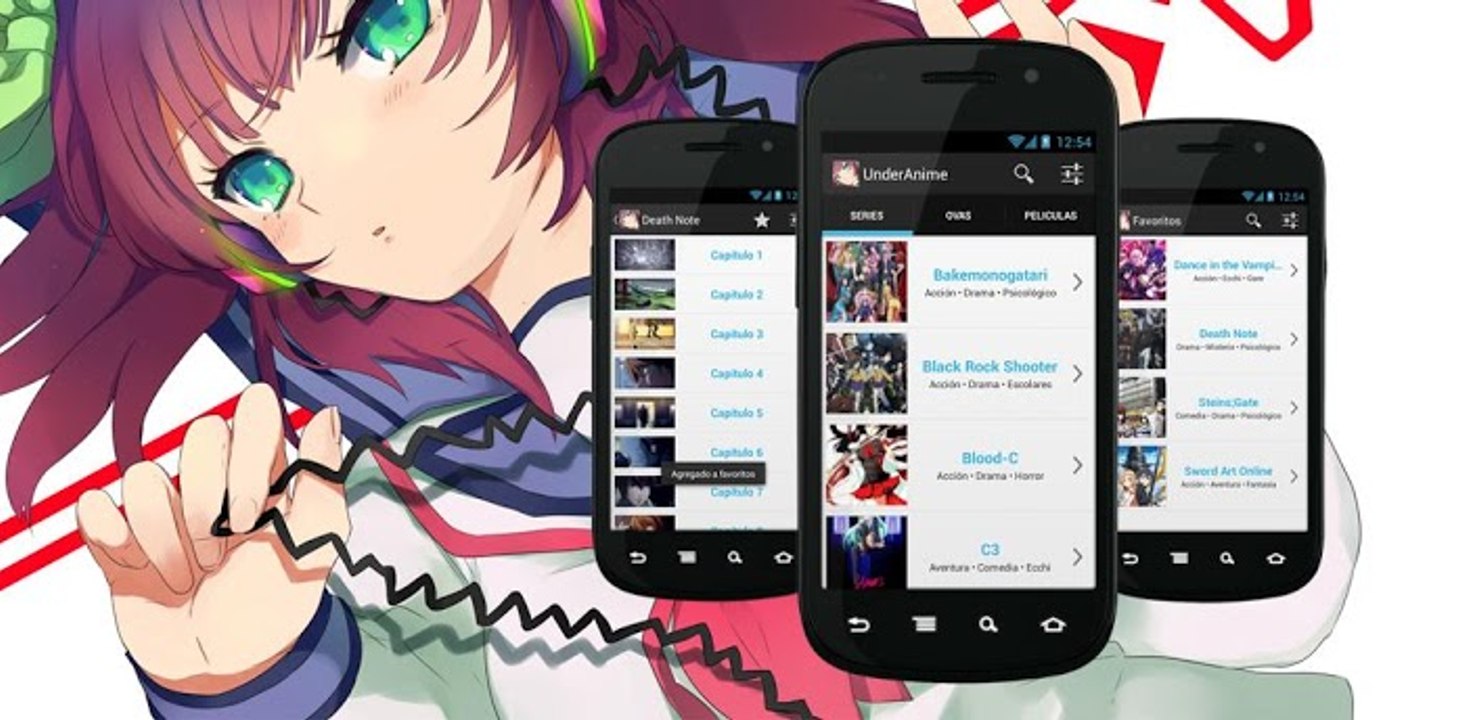 VER ANIME EN ANDROID CON UNDER ANIME APK - SERIES, PELICULAS Y OVAS DE ANIME