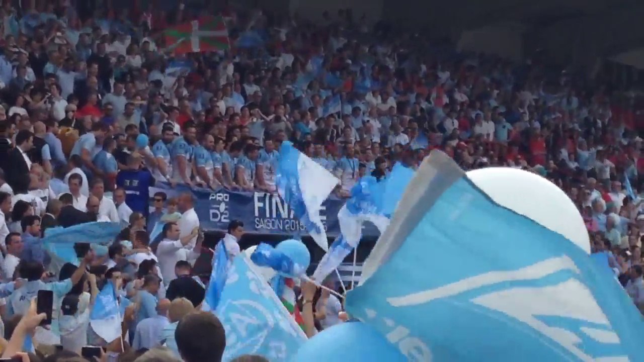 Ambiance finale de Pro D2 Bayonne/Aurillac - 4 juin 2016