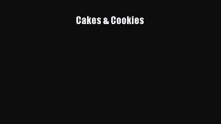 Read Cakes & Cookies Ebook Free