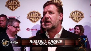 Russell Crowe Exclusive THE NICE GUYS Interview - CinemaCon 2016 (JoBlo.com)