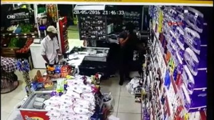 Diyarbakır'da Market Soygunu Kameralara Böyle Yansıdı