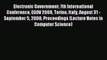 Read Electronic Government: 7th International Conference EGOV 2008 Torino Italy August 31 -