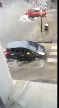 Inondation à Charleroi - Rue Willy Ernst