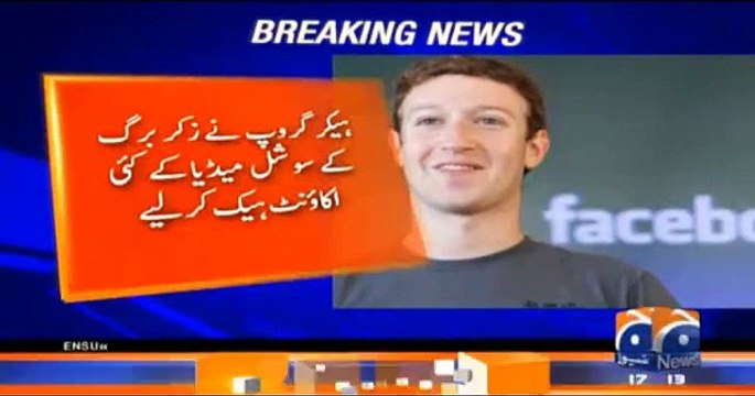 Mark Zuckerberg Twitter And linkedin Account Hacked By Hackers