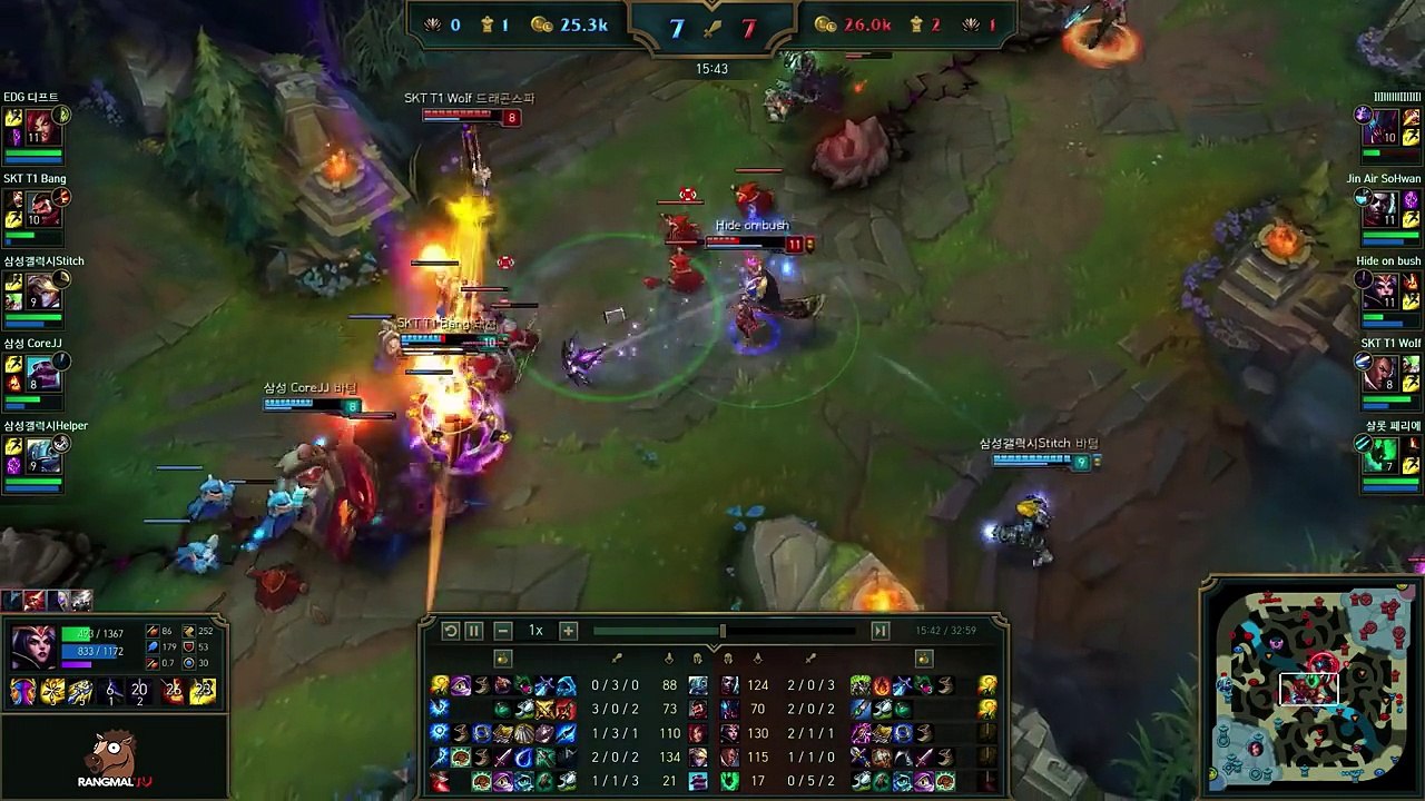 League Of Legends Pro Highlight FAKER LEBLANC HIGHLIGHTS 14 4 7