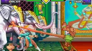 Super Street Fighter II Turbo HD Remix Mugen / Chun Li vs Dhalsım