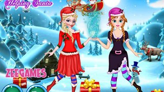 Juego Elsa Anna Helping Santa