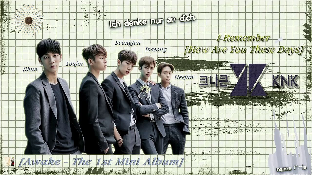 KNK - I Remember MV HD k-pop ]german Sub]