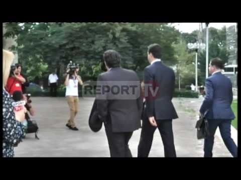 Report TV - Takimi Rama - Basha mberrin Kryetari i PD-së Basha