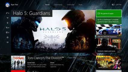 Mise à jour Xbox One Été 2016 (membres preview)