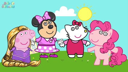 ❤️ PEPPA PIG ❤️ Recopilación de disfraces de La Patrulla Canina, Rapunzel, Angry Birds | DISFRAZADOS