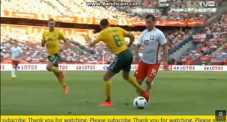 Header Chance Poland 1-0 Lithuania - 06-06-2016