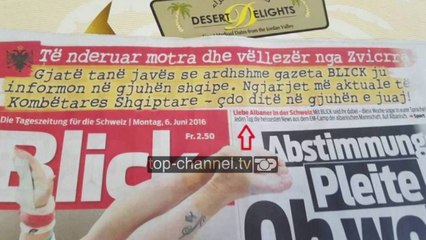 Kombëtarja bën që “Blick”-u të shkruajë shqip - Top Channel Albania - News - Lajme