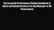 [PDF] The Essential Performance Review Handbook: A Quick and Handy Resource For Any Manager