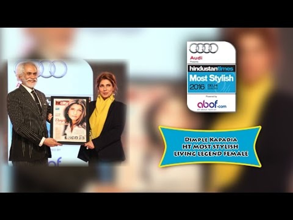Dimple Kapadia HT MOST STYLISH LIVING LEGEND FEMALE