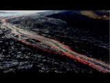 Two lava flows break out at Kilauea volcano, Hawaii