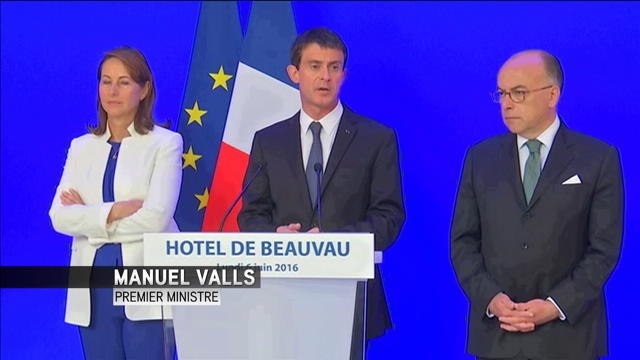 Inondations : M. Valls annonce un fonds d'extrême urgence alloué aux victimes - Le 06/06/2016 à 19:30
