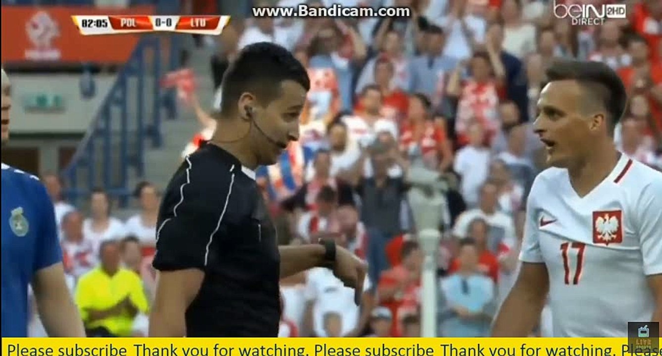 Poland Annulled Goal HD -  Poland 0-0 Lithuania - 06-06-2016