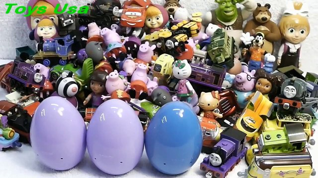 6 Surprise Eggs Cars Hello Kitty Thomas and Friends Peppa Pig Peppa Pig Toys Peppa Pig More