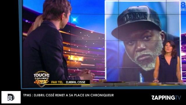 TPMS : Djibril Cissé remet à sa place un chroniqueur (Vidéo)