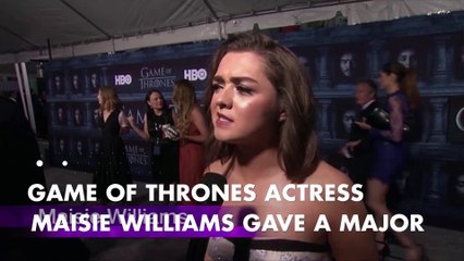 Maisie Williams response to Daily Mail headline