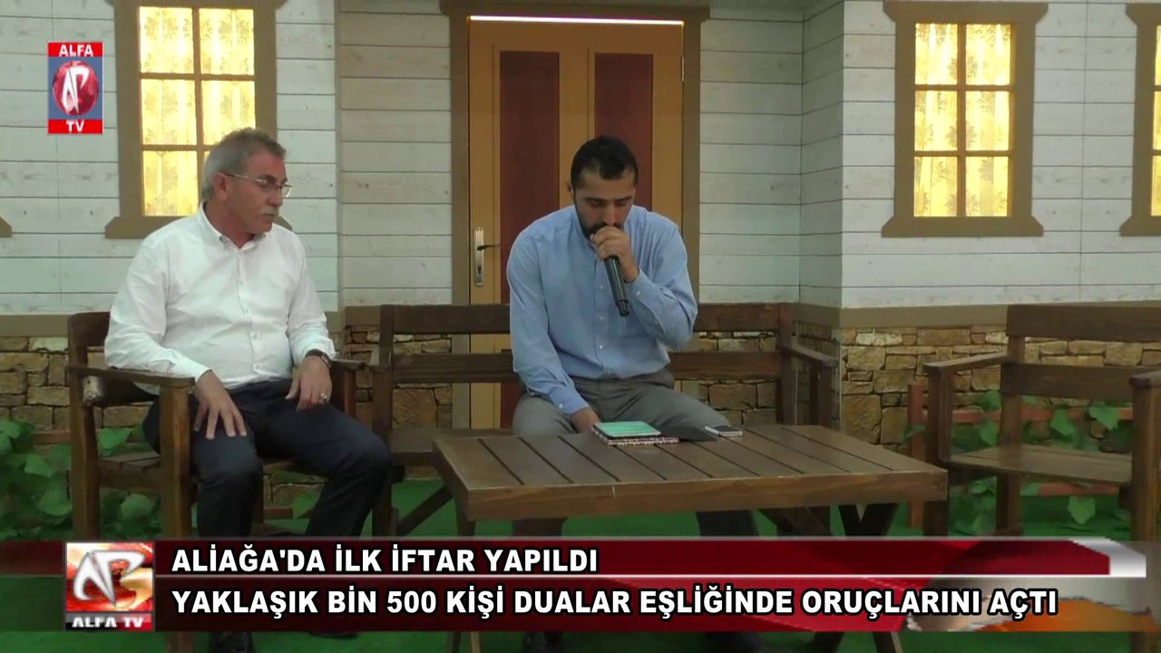 Aliağa’da İlk İftar Yapıldı