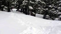 Everyday riding with up & coming snowboarder Noah Brown at Mt Bachelor in Bend, Oregon - backflip