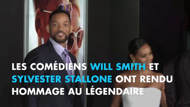 Les boxeurs Will Smith et Stallone rendent hommage à Mohamed Ali