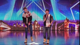 ALL judges shocked!! Boys Shocked People in the hall!!! Britain's Got Talent 2014