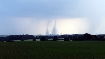 Tornado Spotted in Jarplund in Schleswig-Holstein